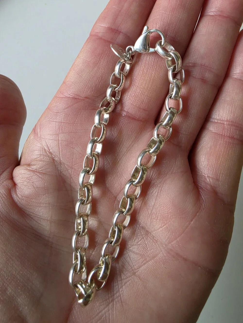 Origami Owl Silver Link Bracelet